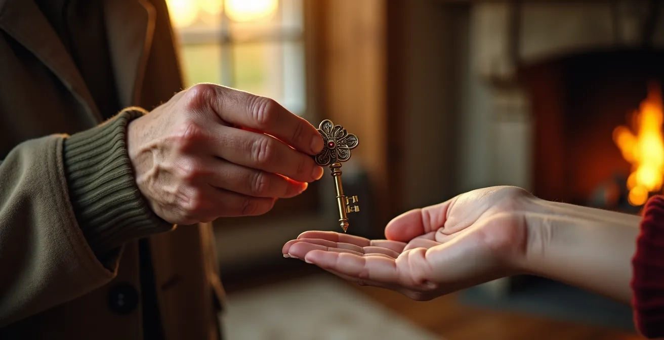 Axe Humain & Émotionnel : Transmission symbolique d'une clé entre générations